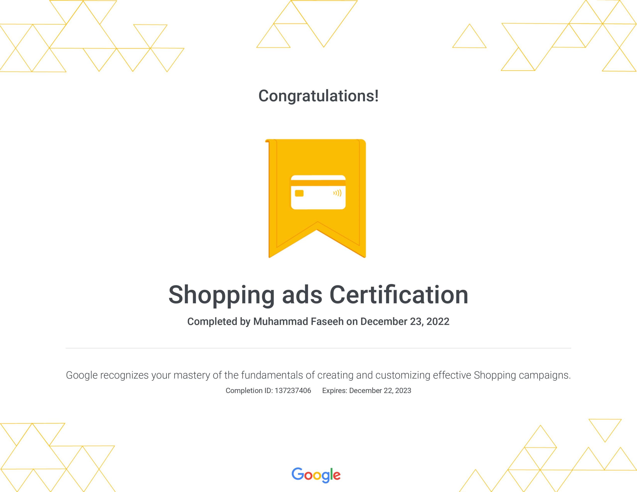 Shopping ads Certification _ Google-1