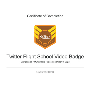 twitter certificate